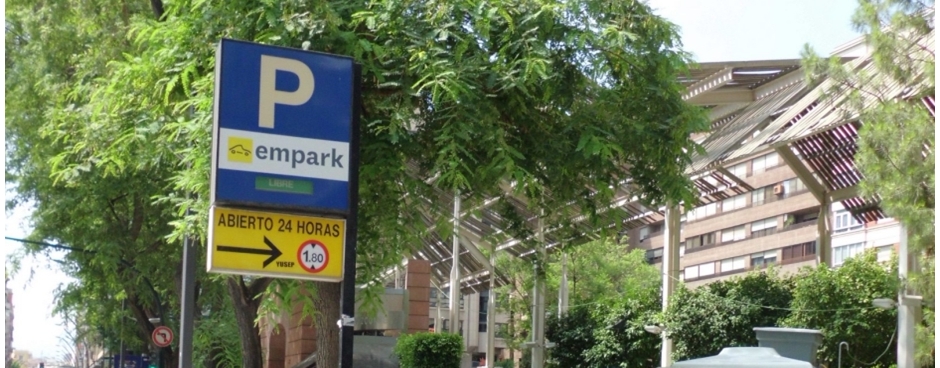 12 aparcamientos a su disposición en la ciudad de Murcia